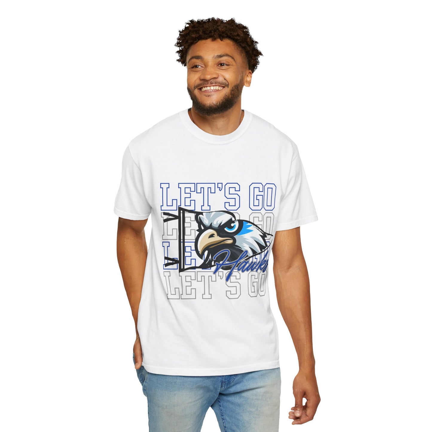 Unisex T-Shirt with Hebron Hawk Design, Perfect for Game Days, Sports Fans, Casual Wear, Gift for Him/Her