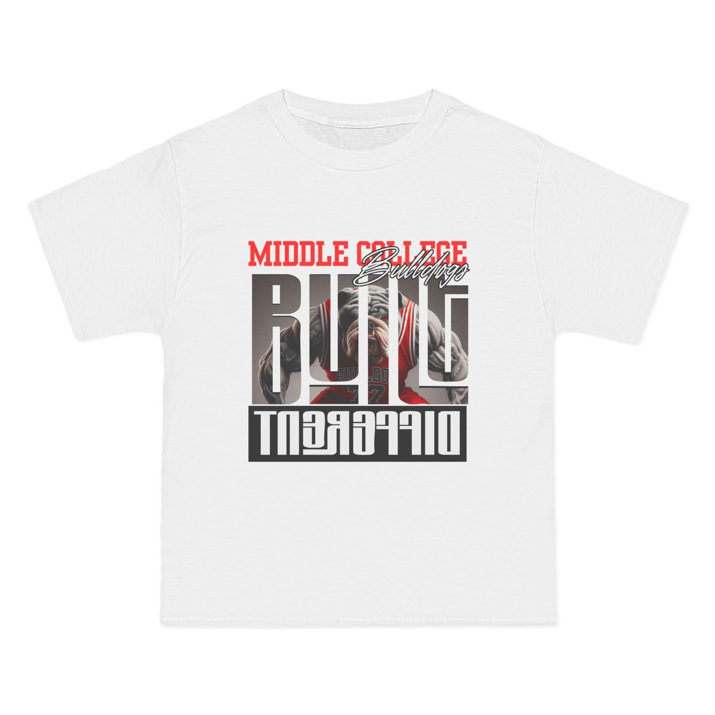 Middle College Beefy-T® Short-Sleeve T-Shirt, Inspirational Tee, College Vibes, Graphic Tee, Perfect for Graduation, Everyday Wear