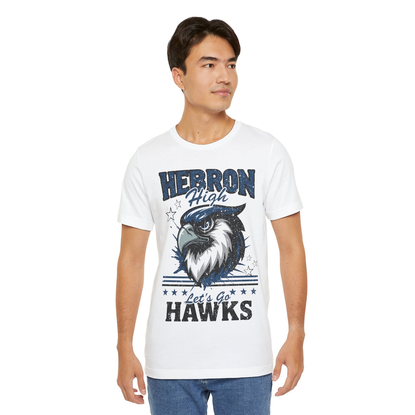 Herron High School Hawks Tee - Unisex Jersey Shirt, School Spirit Apparel, Team Pride Shirt, Graduation Gift, Casual Wear