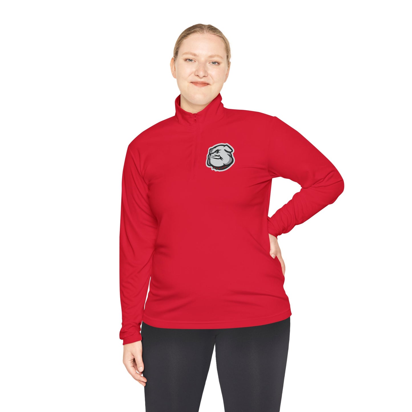 Middle College Mascot Logo Half Zip