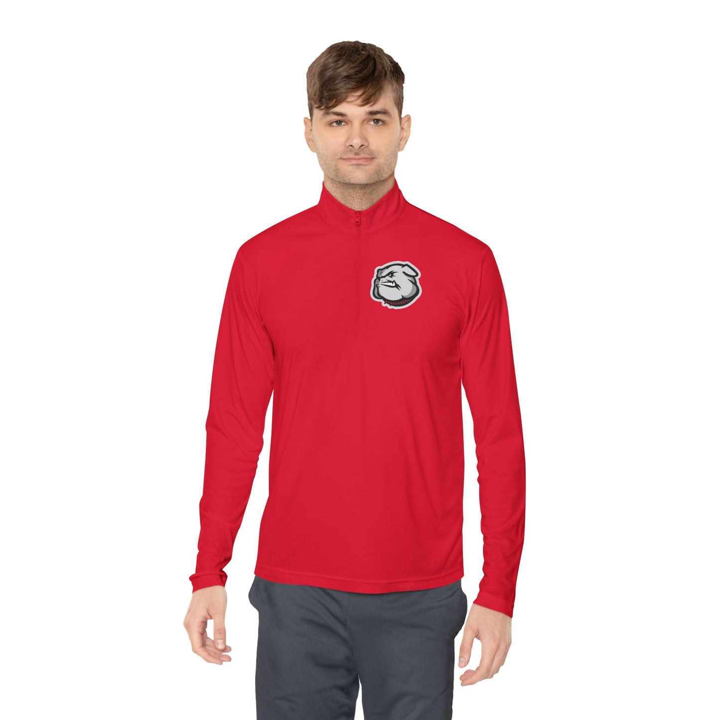 Middle College Mascot Logo Half Zip