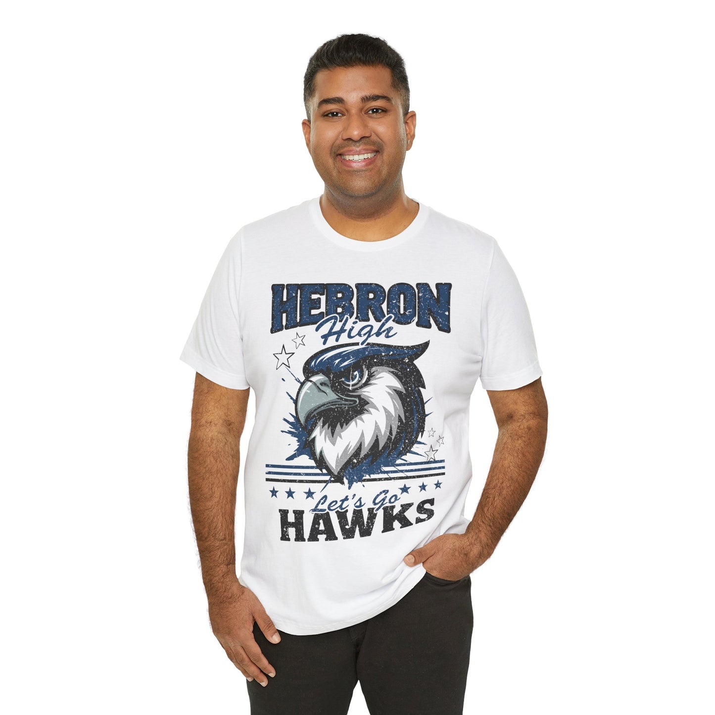 Herron High School Hawks Tee - Unisex Jersey Shirt, School Spirit Apparel, Team Pride Shirt, Graduation Gift, Casual Wear