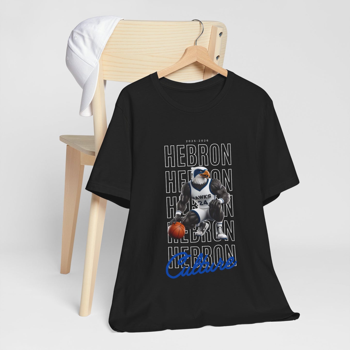 Hebron Culture Unisex Jersey Tee, Support Your Team, Basketball Fan Shirt, Perfect for Sports Events, Gift for Athletes