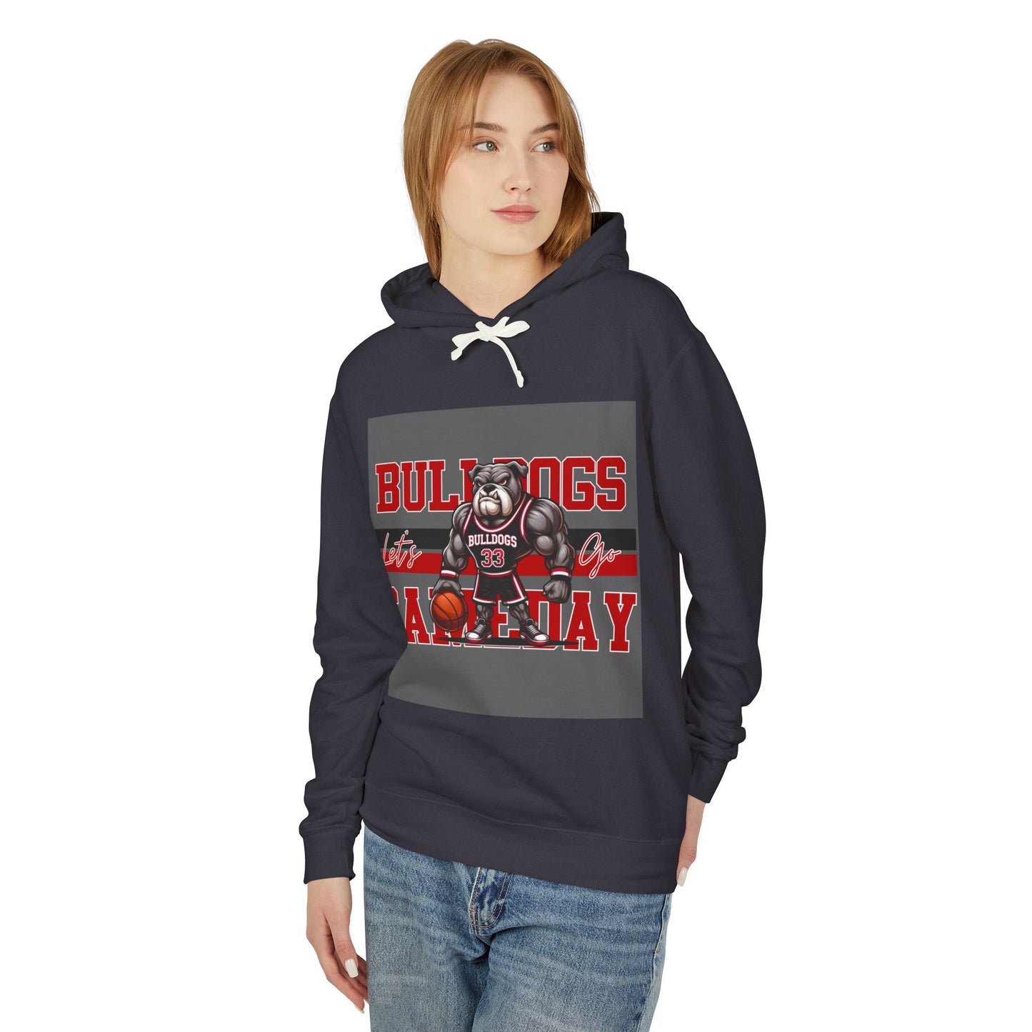 Middle College Bulldogs Game Day Hoodie, Unisex Lightweight Sweatshirt, Sports Enthusiast Apparel, Perfect for Events, Gift for Fans