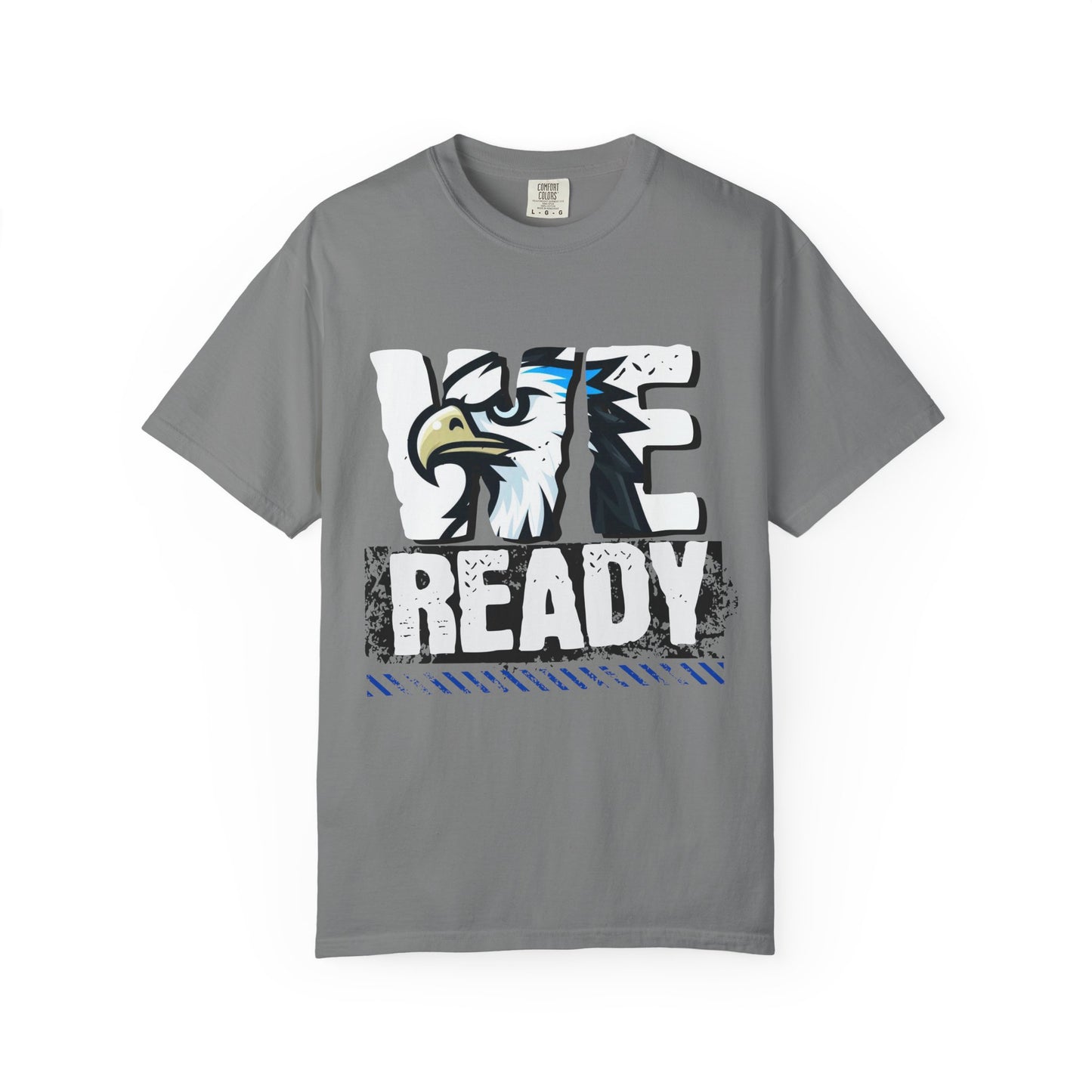 Arbor Creek Unisex Garment-Dyed T-Shirt: 'We Ready' Graphic Tee for Sports Fans, Event Gear, Casual Wear, Gift Idea, Team Spirit