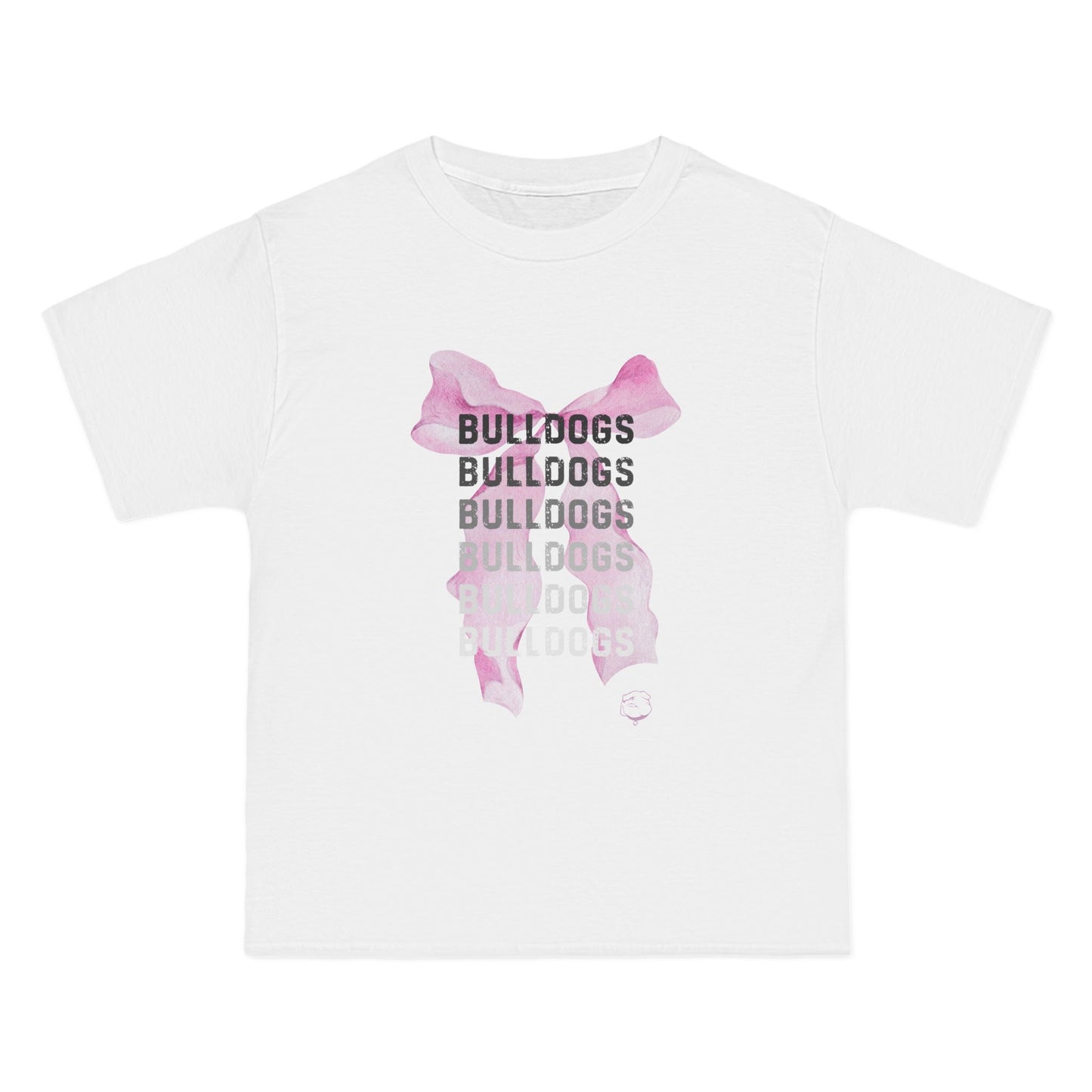 Pink Bow Bulldogs Short-Sleeve T-Shirt