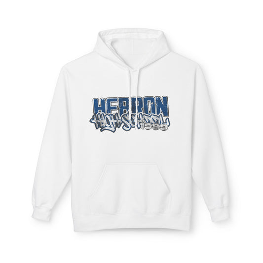 Hebron High School Graffiti Hoodie, Cozy Streetwear, Perfect for Students, Unique Gift for Graduates, Casual Everyday Style