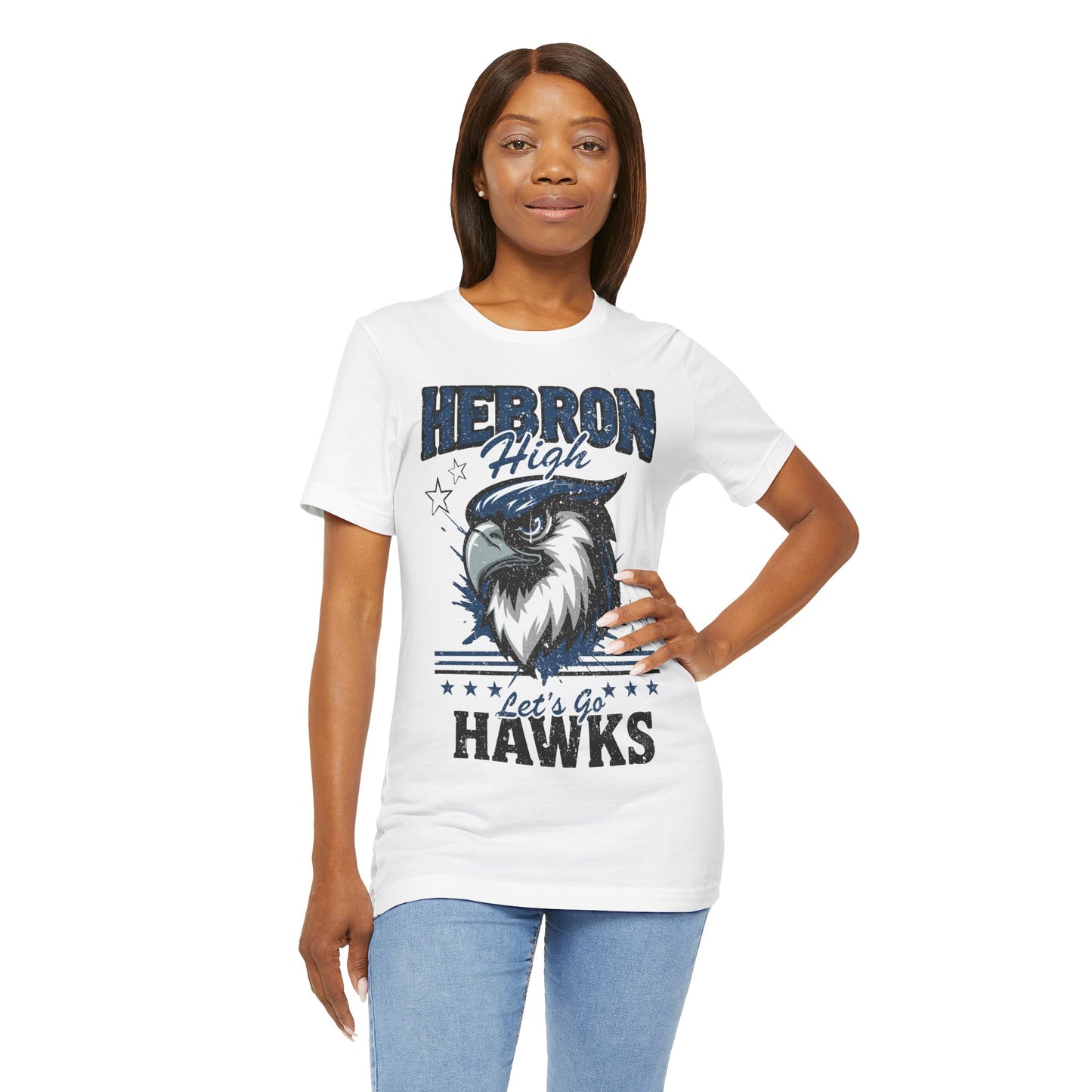 Herron High School Hawks Tee - Unisex Jersey Shirt, School Spirit Apparel, Team Pride Shirt, Graduation Gift, Casual Wear