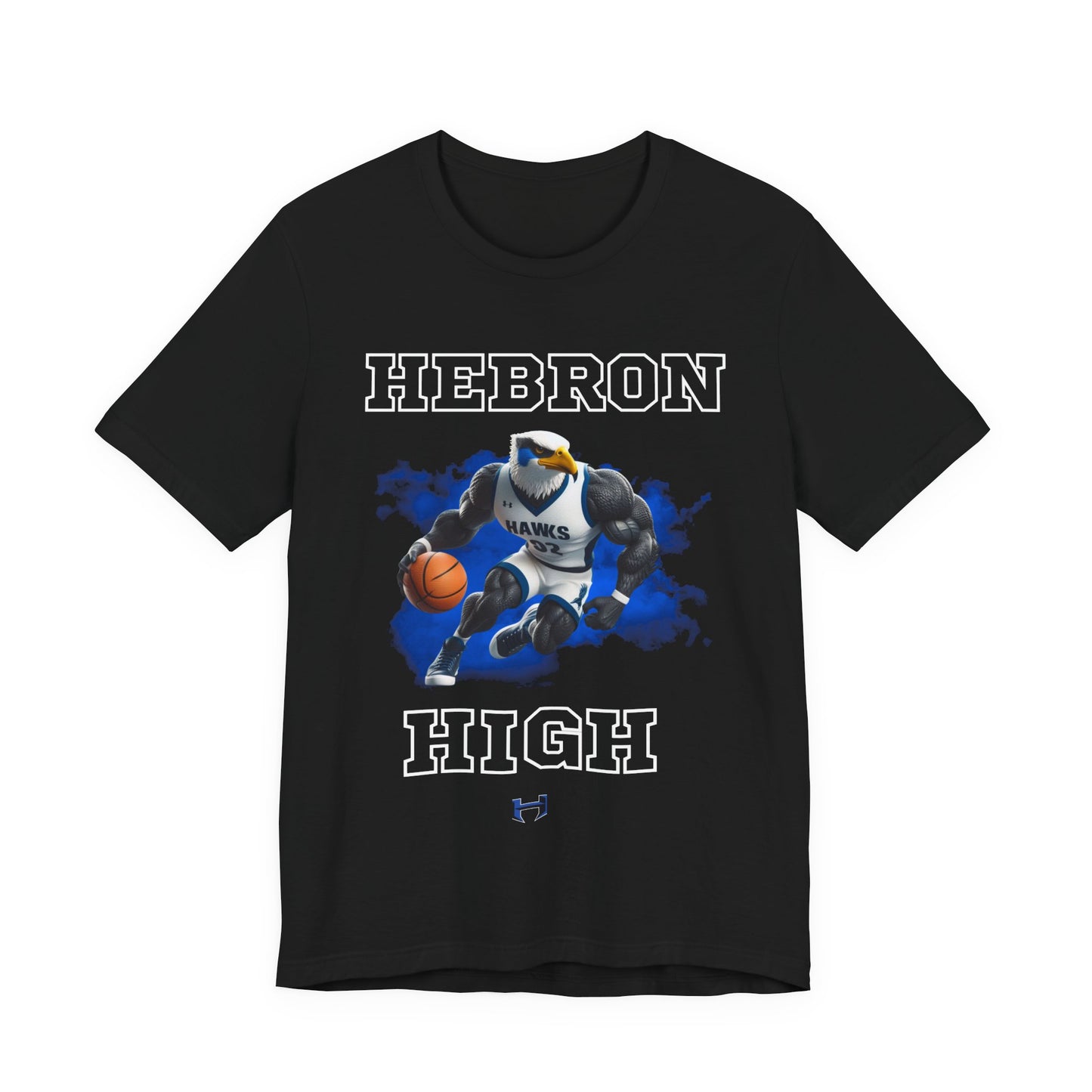 Hebron High Basketball Tee, Unisex Jersey Short Sleeve Shirt, Sports Apparel, Team Spirit T-Shirt, Game Day Outfit, Basketball Fan Gift