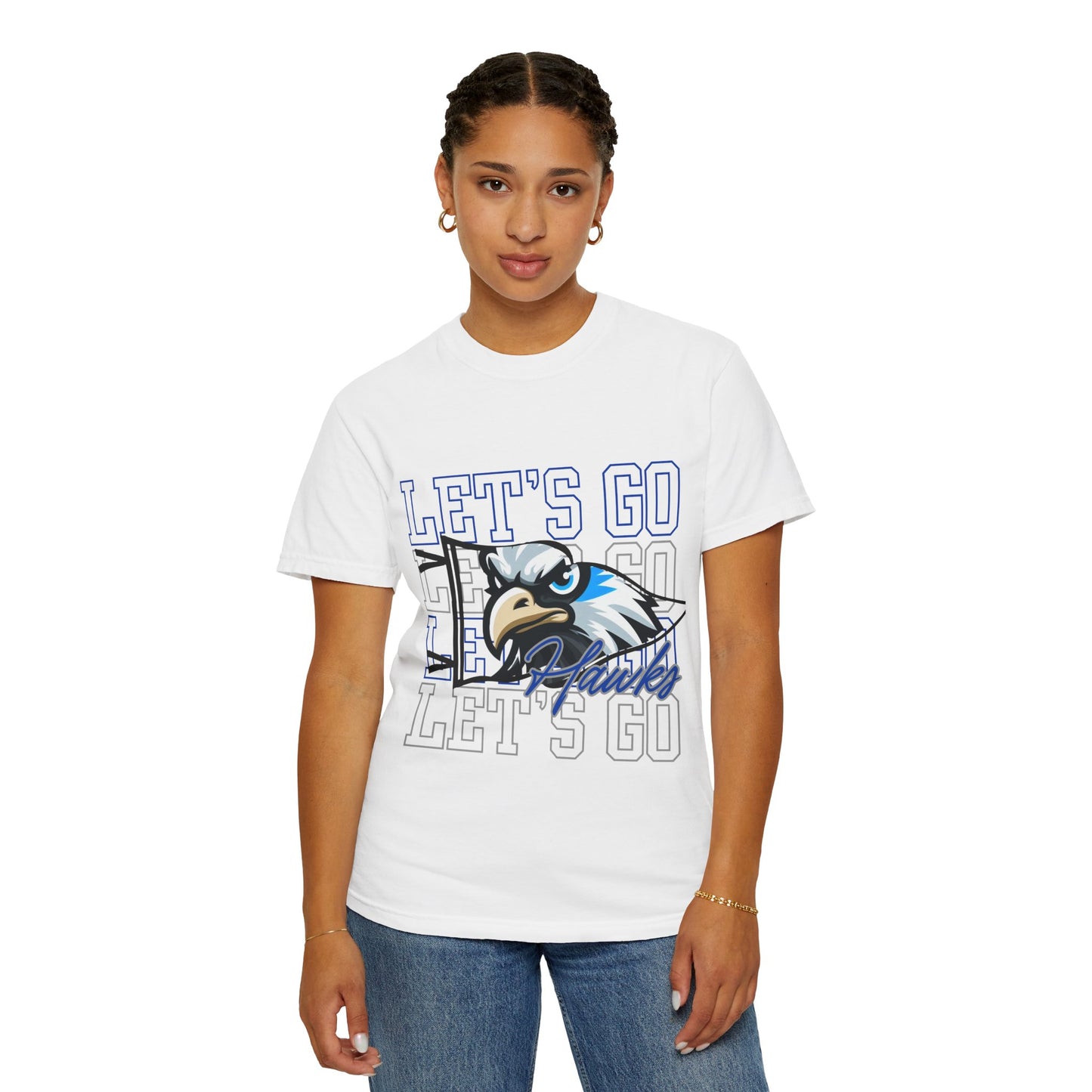 Unisex T-Shirt with Hebron Hawk Design, Perfect for Game Days, Sports Fans, Casual Wear, Gift for Him/Her