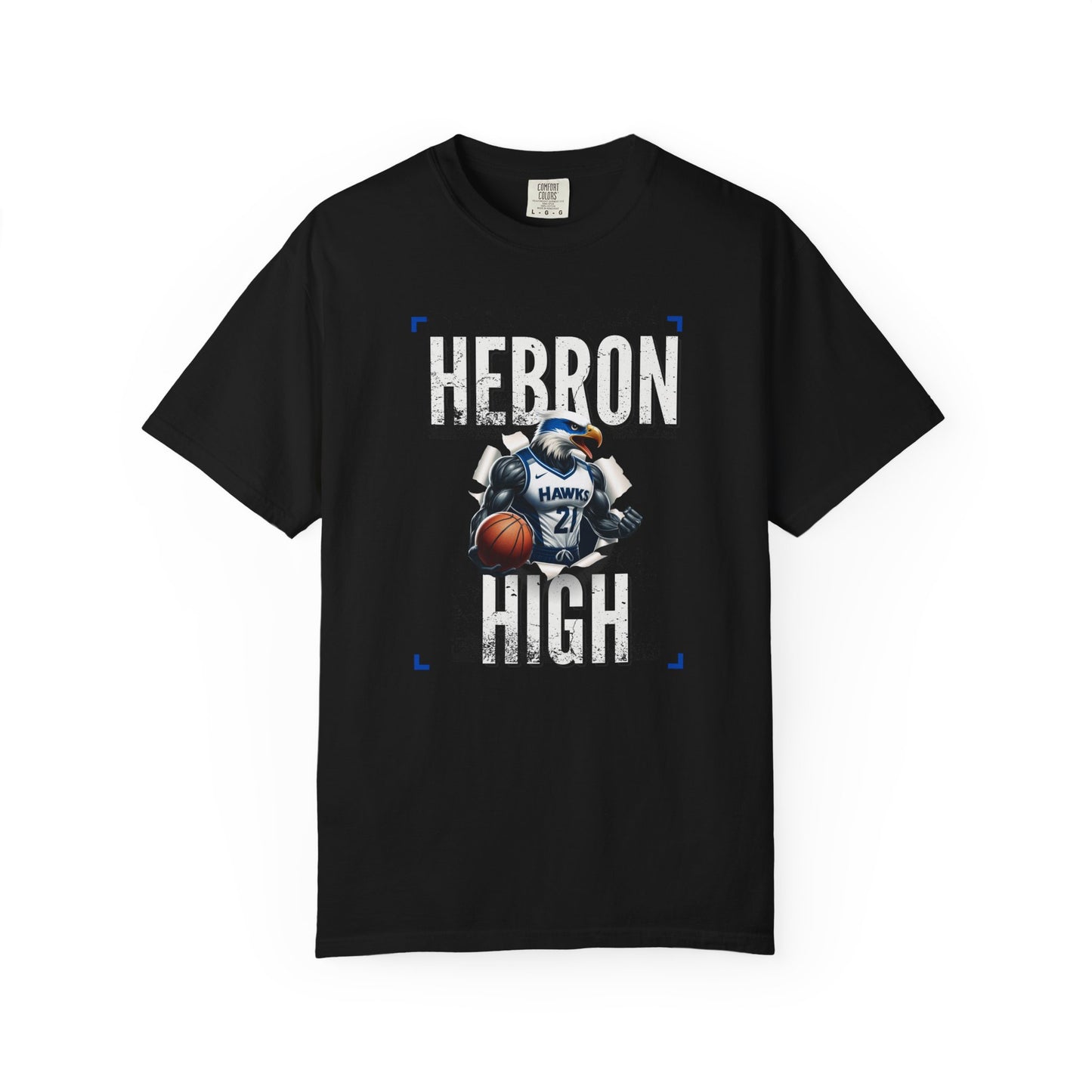 Hebron High Basketball Unisex Tee, Sporty Apparel, Gift for Students, Team Spirit Shirt, Casual Wear, School Pride Merch