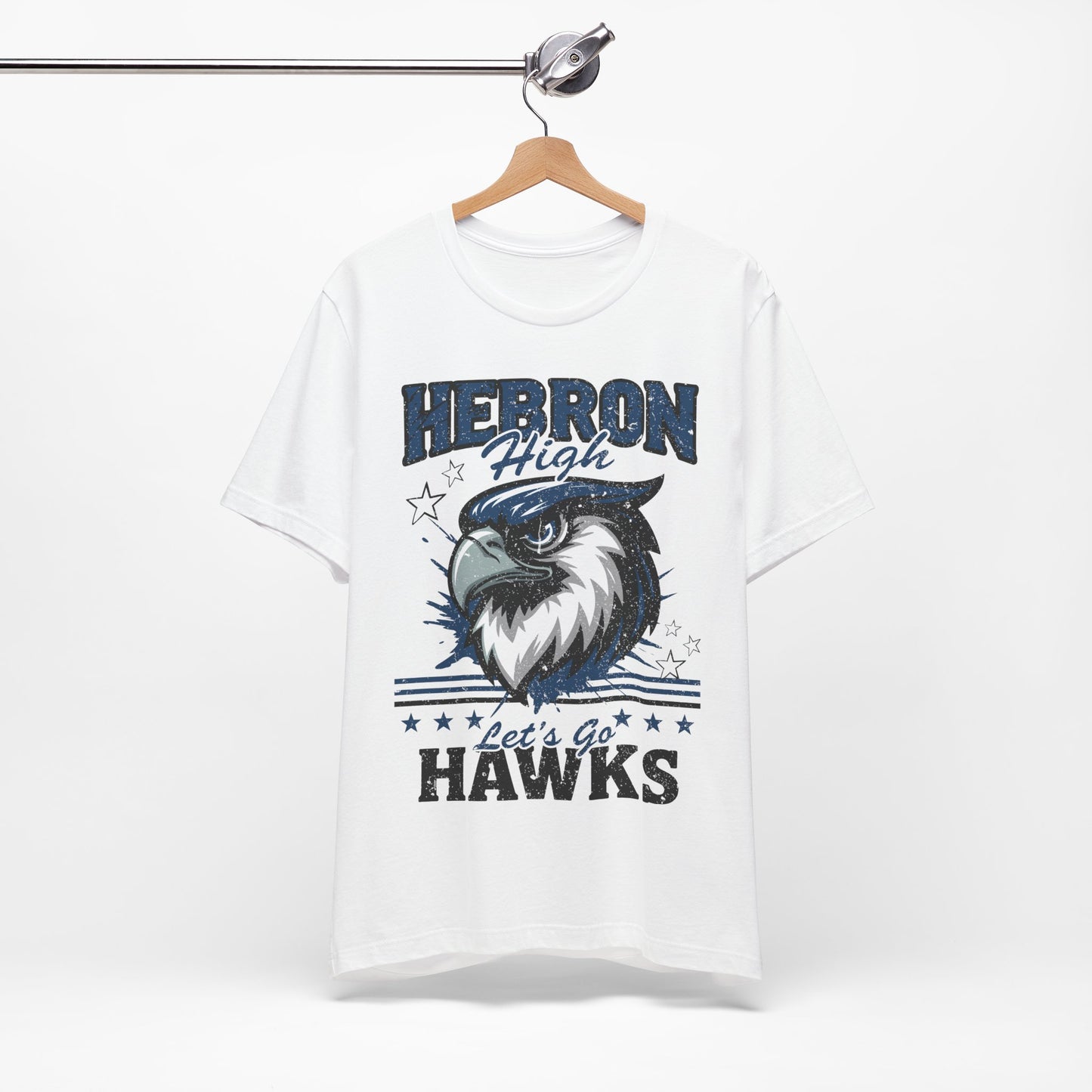 Herron High School Hawks Tee - Unisex Jersey Shirt, School Spirit Apparel, Team Pride Shirt, Graduation Gift, Casual Wear