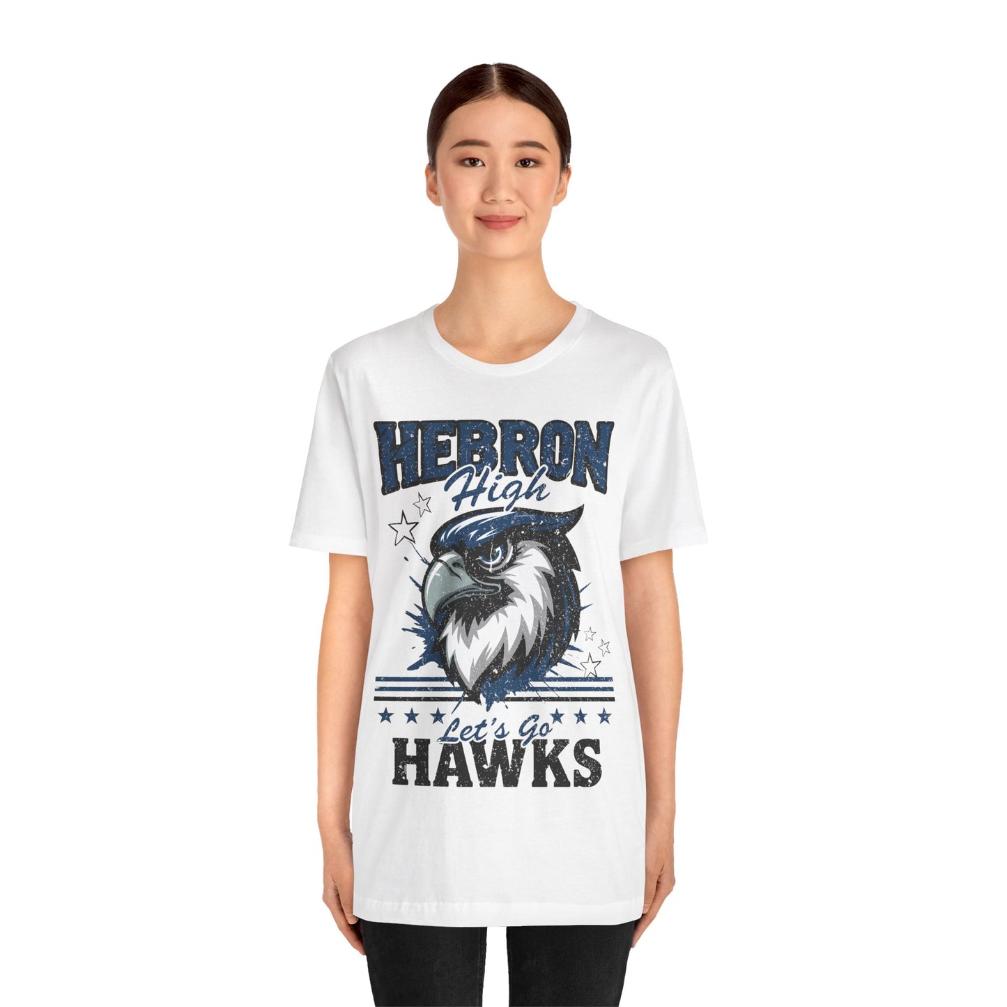 Herron High School Hawks Tee - Unisex Jersey Shirt, School Spirit Apparel, Team Pride Shirt, Graduation Gift, Casual Wear