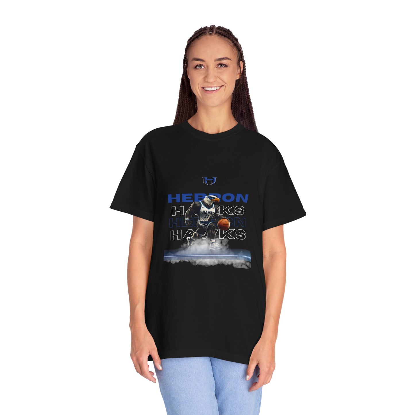 Hebron Hawks Graphic Sports T-Shirt - Perfect for Game Days, Basketball Fans, Casual Wear, Gift for Athletes, Sports Events