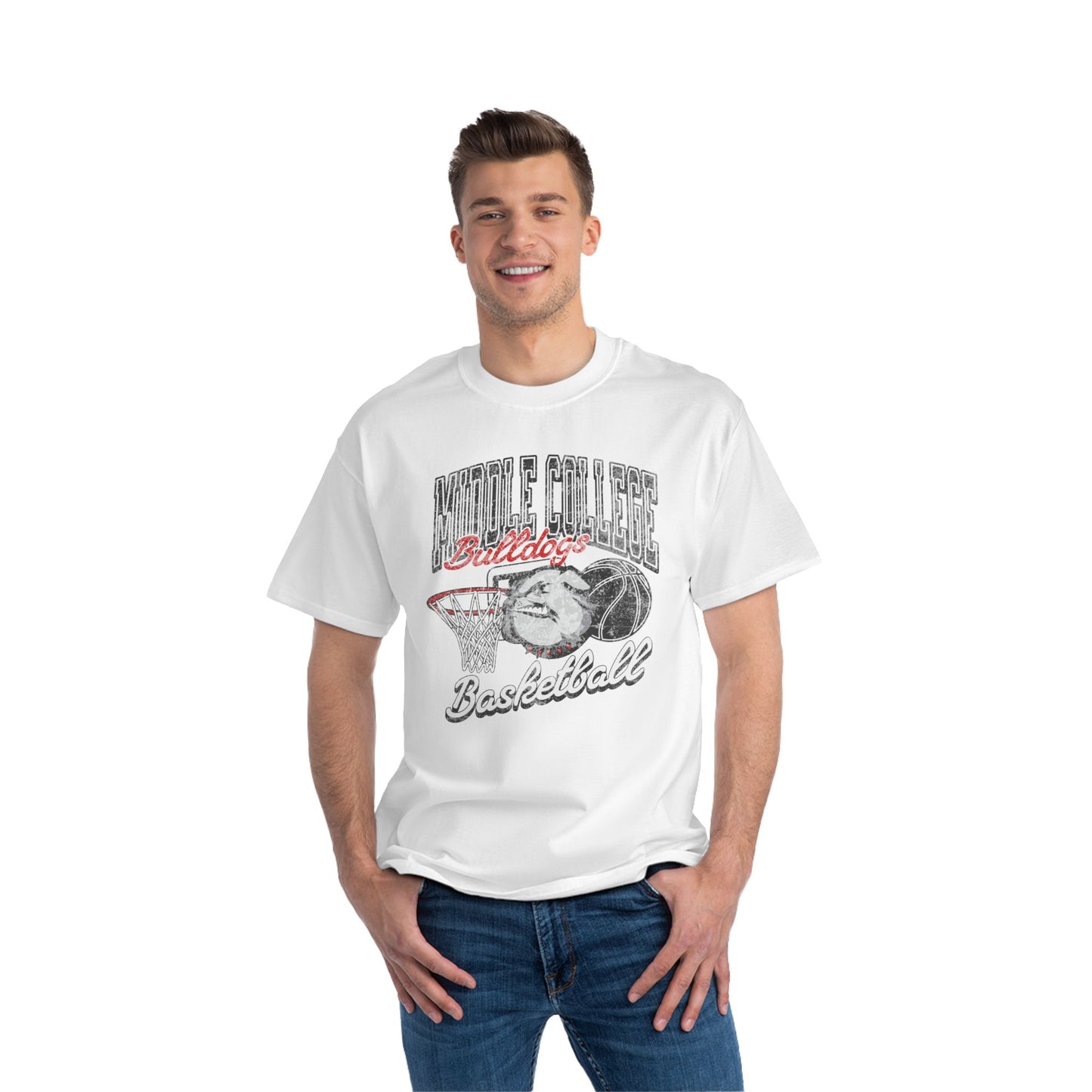 Middle College Bulldogs Basketball Tee