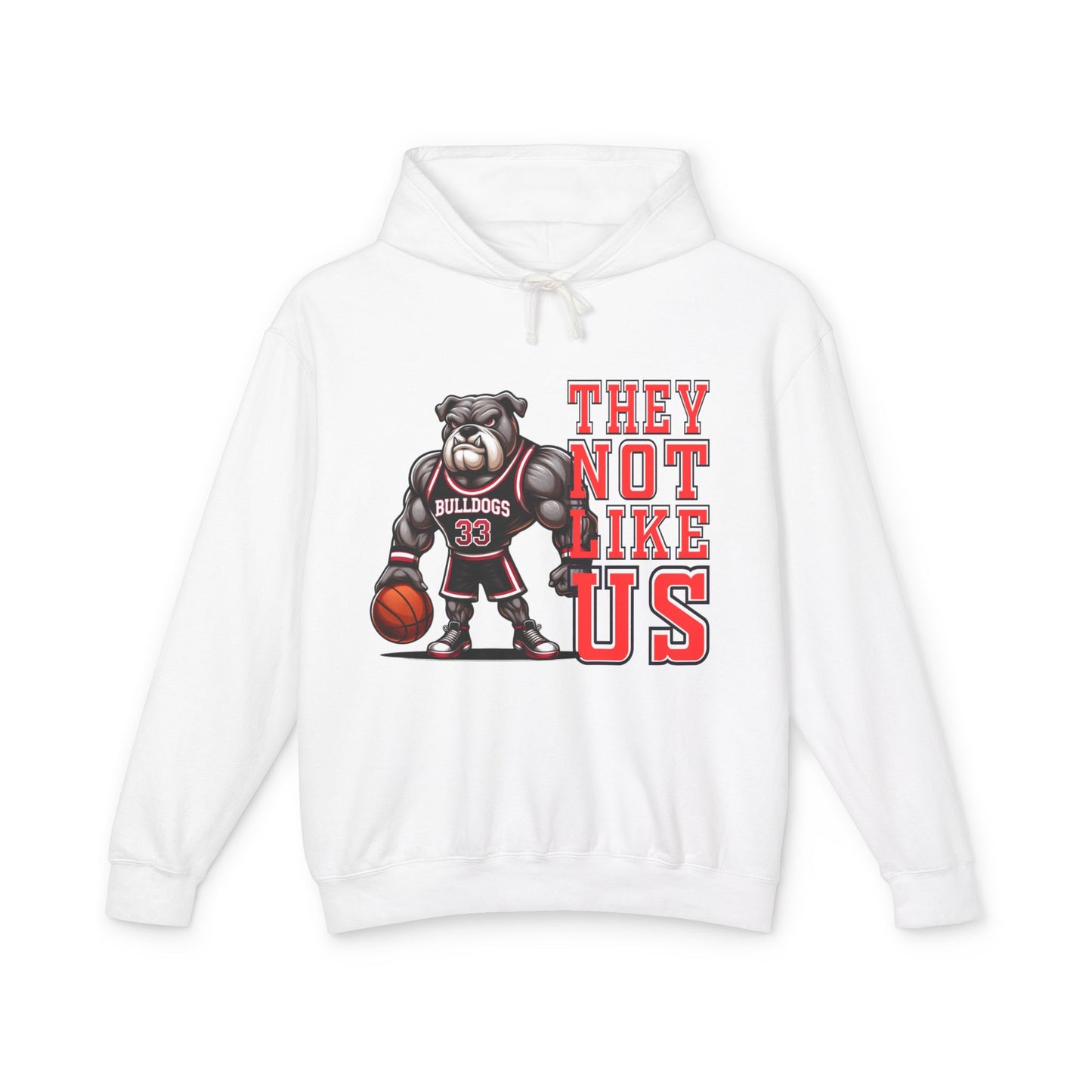 Middle College Bulldog Basketball Unisex Lightweight Hoodie, Sports Fan Apparel, Gift for Athletes, Team Spirit Sweatshirt, Casual Streetwear