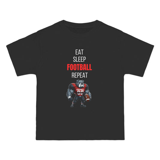Middle College - Eat Sleep Football Repeat, Sports Shirt, Game Day Apparel, Gift for Football Lovers, Casual Wear