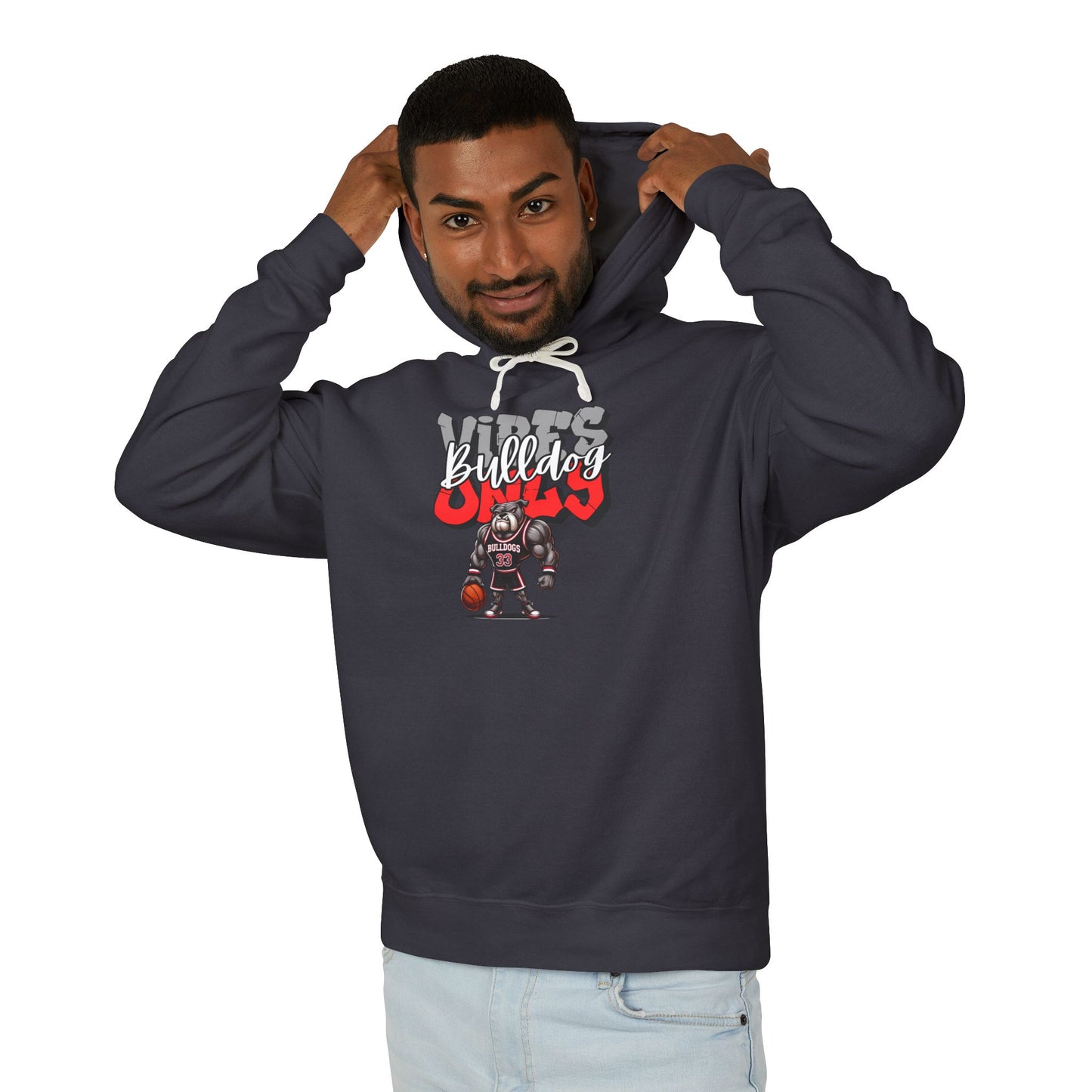 Unisex Middle College Bulldog Hoodie | Lightweight Sweatshirt for Fans, Basketball Apparel, Gift for Students, Comfortable Casual Wear, Sports Team Hoodie