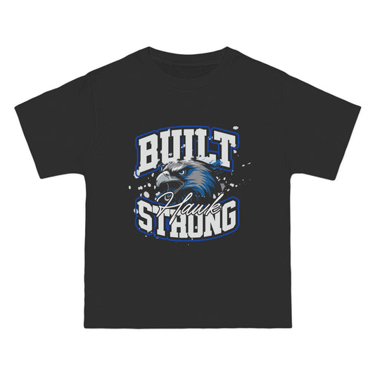 Hebron Hawks Built Strong Graphic T-Shirt, Motivational Tee, Fitness Shirt, Team Apparel, Casual Wear
