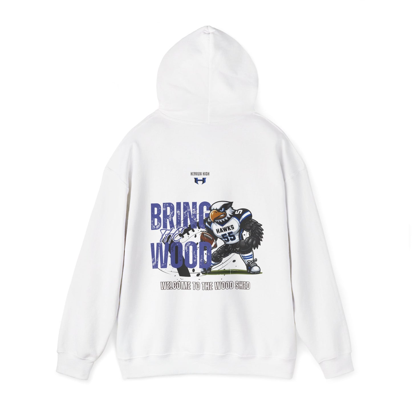 Hebron High Football Bold Graphic Sweatshirt for Sports Lovers, Unisex Hoody, Comfortable Apparel for Game Day, Perfect for Fans, Gift for Sports Enthusiasts