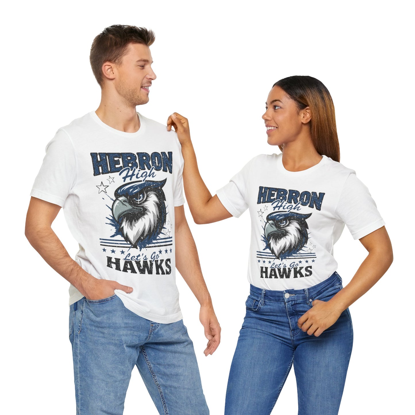 Herron High School Hawks Tee - Unisex Jersey Shirt, School Spirit Apparel, Team Pride Shirt, Graduation Gift, Casual Wear