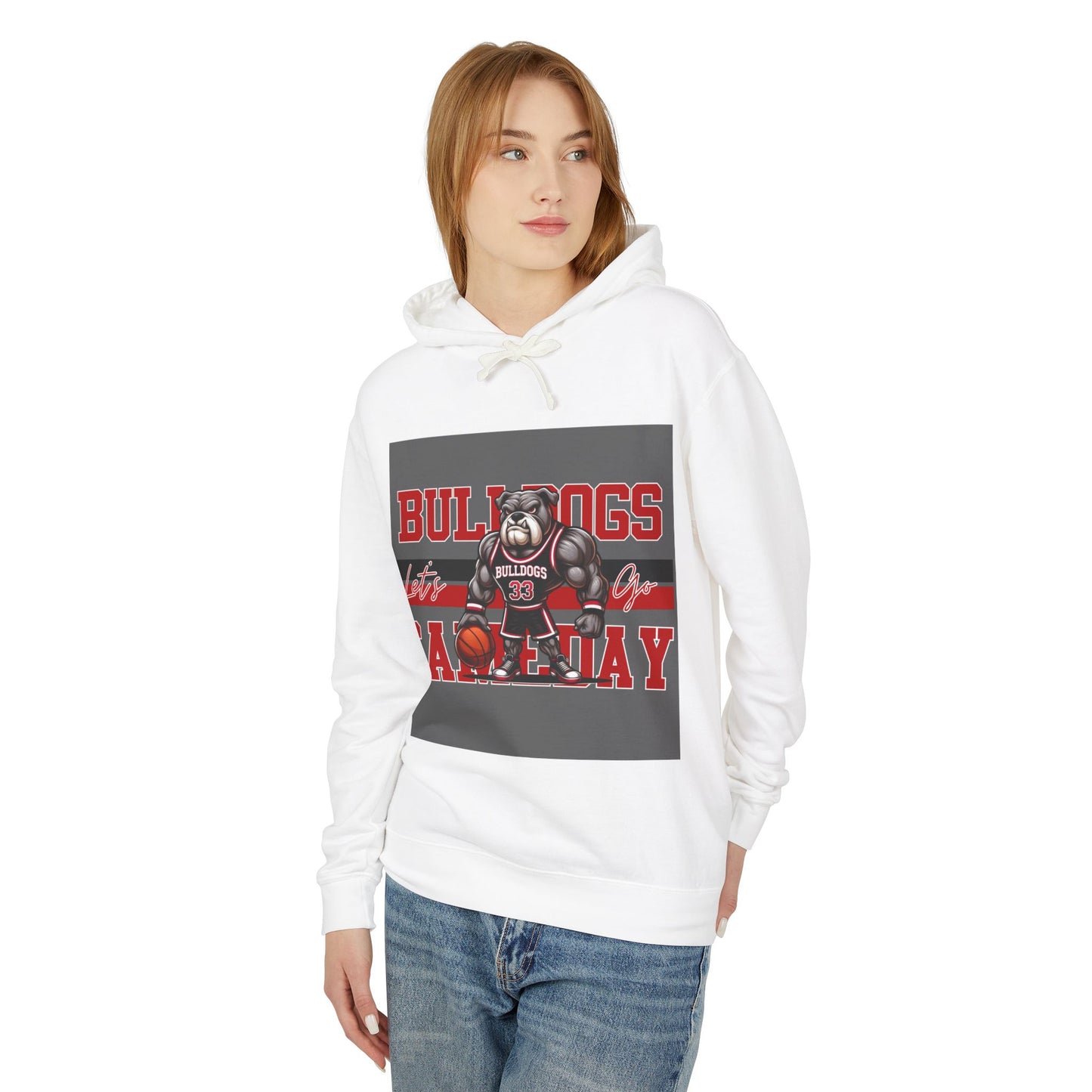 Middle College Bulldogs Game Day Hoodie, Unisex Lightweight Sweatshirt, Sports Enthusiast Apparel, Perfect for Events, Gift for Fans