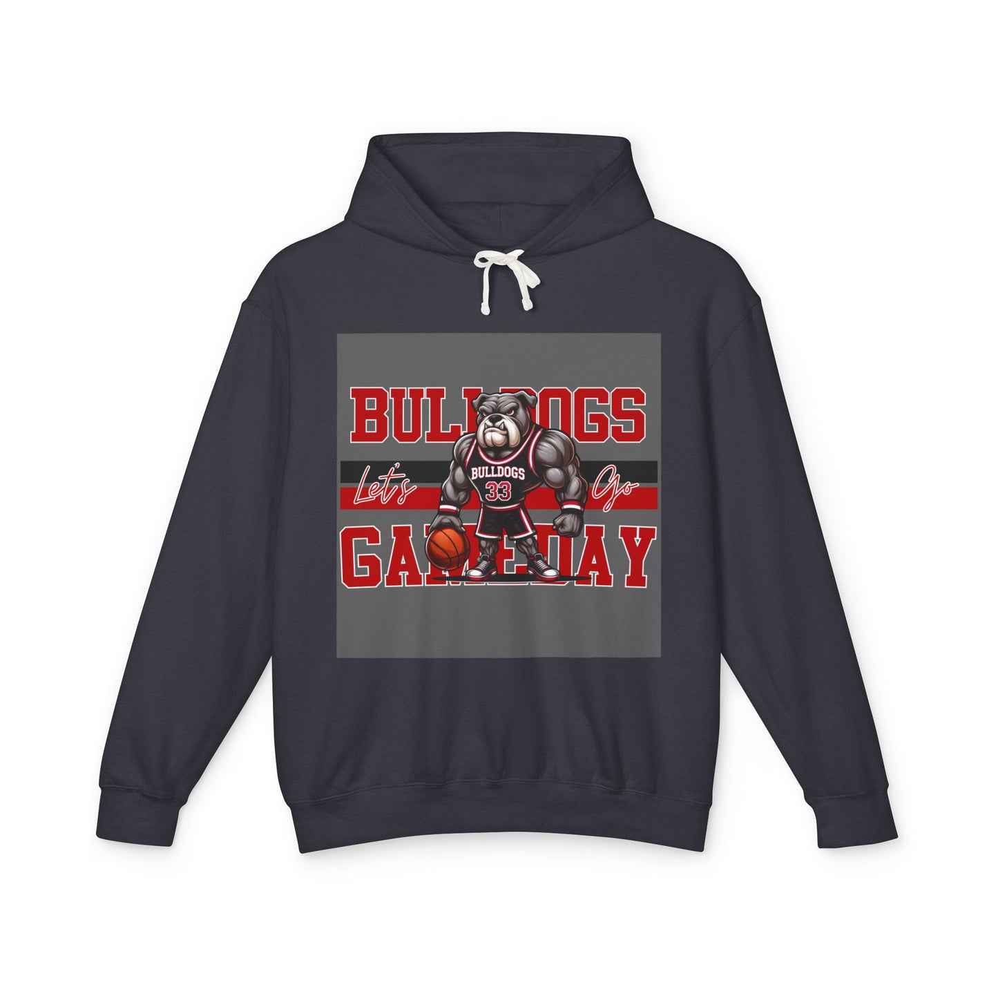 Middle College Bulldogs Game Day Hoodie, Unisex Lightweight Sweatshirt, Sports Enthusiast Apparel, Perfect for Events, Gift for Fans
