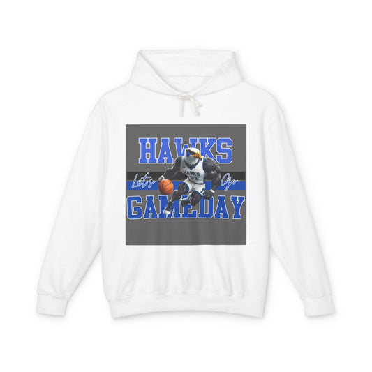 Hebron Hawks Game Day Hoodie - Unisex Lightweight Sweatshirt, Sportswear, Basketball Fan Apparel, Team Spirit, Gameday Outfit, Comfortable Clothing