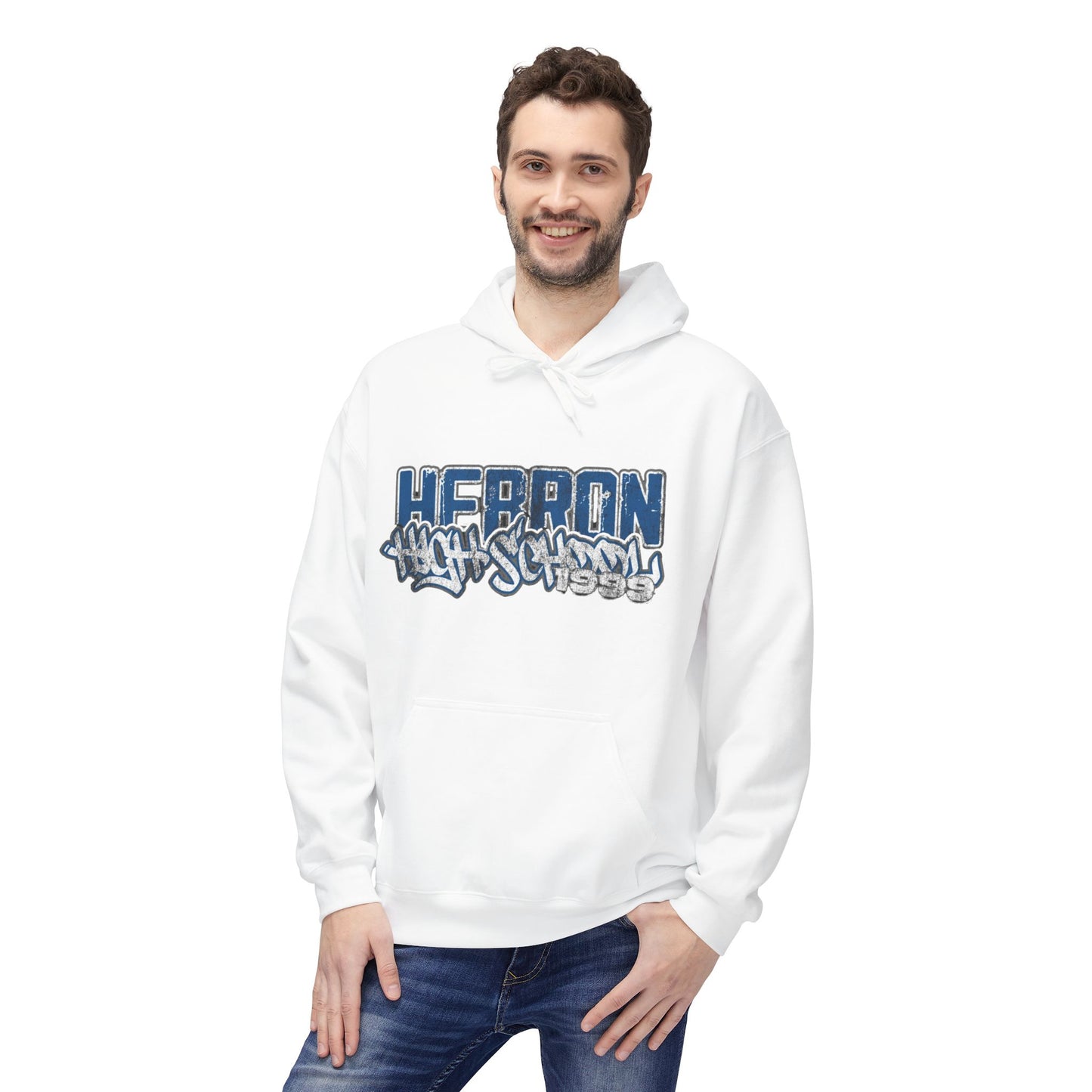 Hebron High School Graffiti Hoodie, Cozy Streetwear, Perfect for Students, Unique Gift for Graduates, Casual Everyday Style
