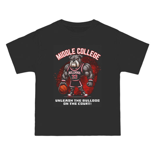 Middle College Bulldog Basketball T-Shirt, Unleash the Bulldog Tee, Sports Fan Apparel, College Team Shirt, Gift for Dog Lovers