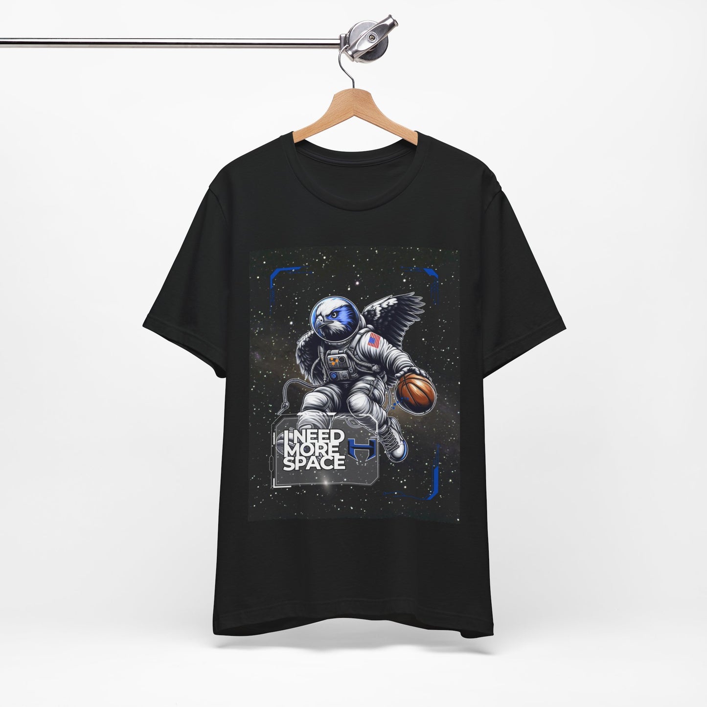 Hebron Astronaut Basketball Graphic Tee, Space Lover’s Shirt, Unisex T-Shirt, Cool Casual Wear, Gift for Him or Her, Perfect for Birthdays