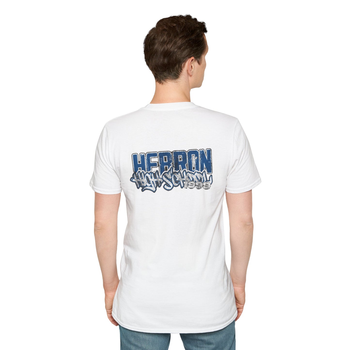 Custom Player Hebron High School Basketball T-Shirt, Unisex Tee, Retro Sports Apparel, Gift for Athletes, Nostalgic School Spirit Wear