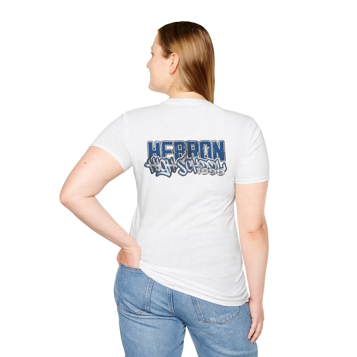 Custom Player Hebron High School Basketball T-Shirt, Unisex Tee, Retro Sports Apparel, Gift for Athletes, Nostalgic School Spirit Wear