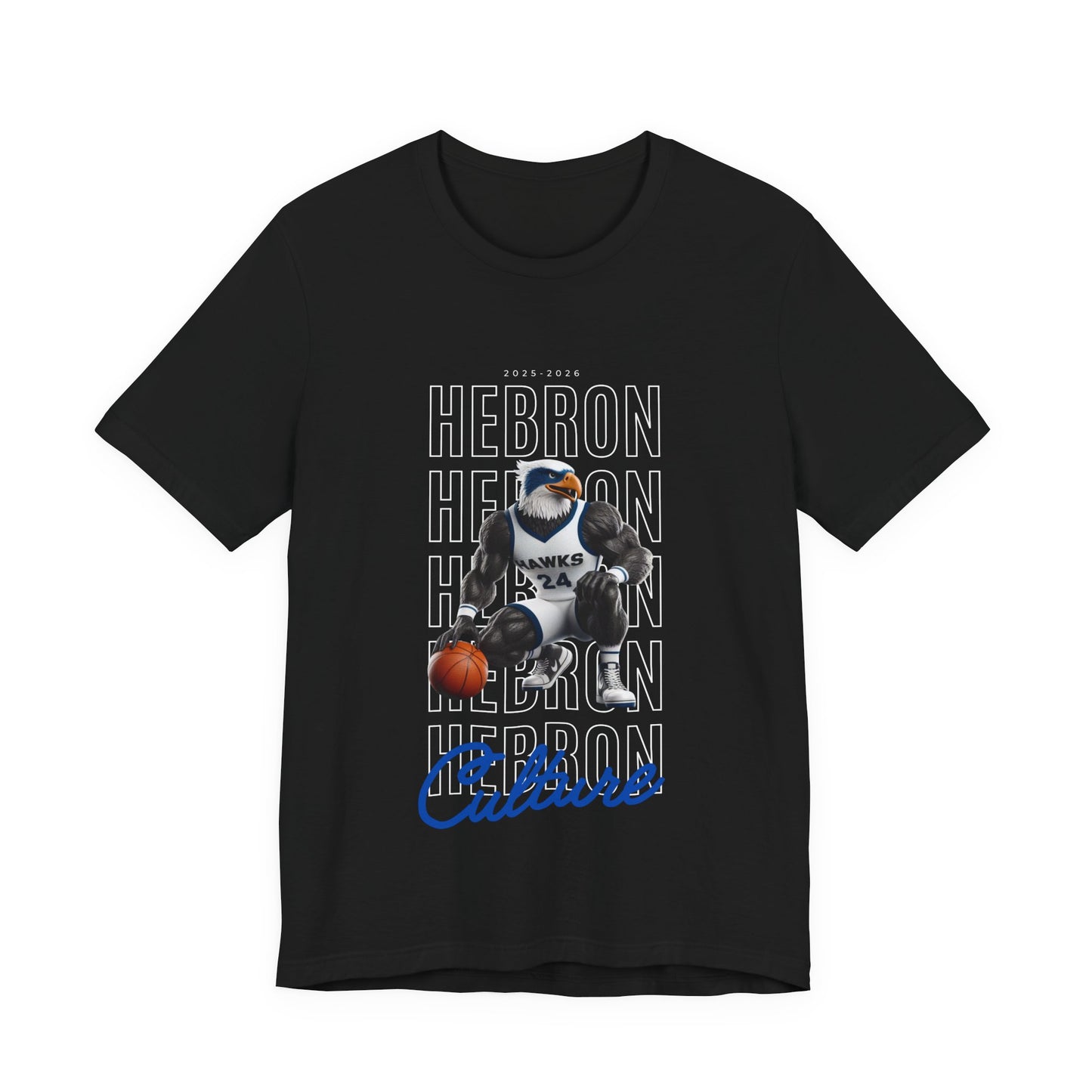 Hebron Culture Unisex Jersey Tee, Support Your Team, Basketball Fan Shirt, Perfect for Sports Events, Gift for Athletes
