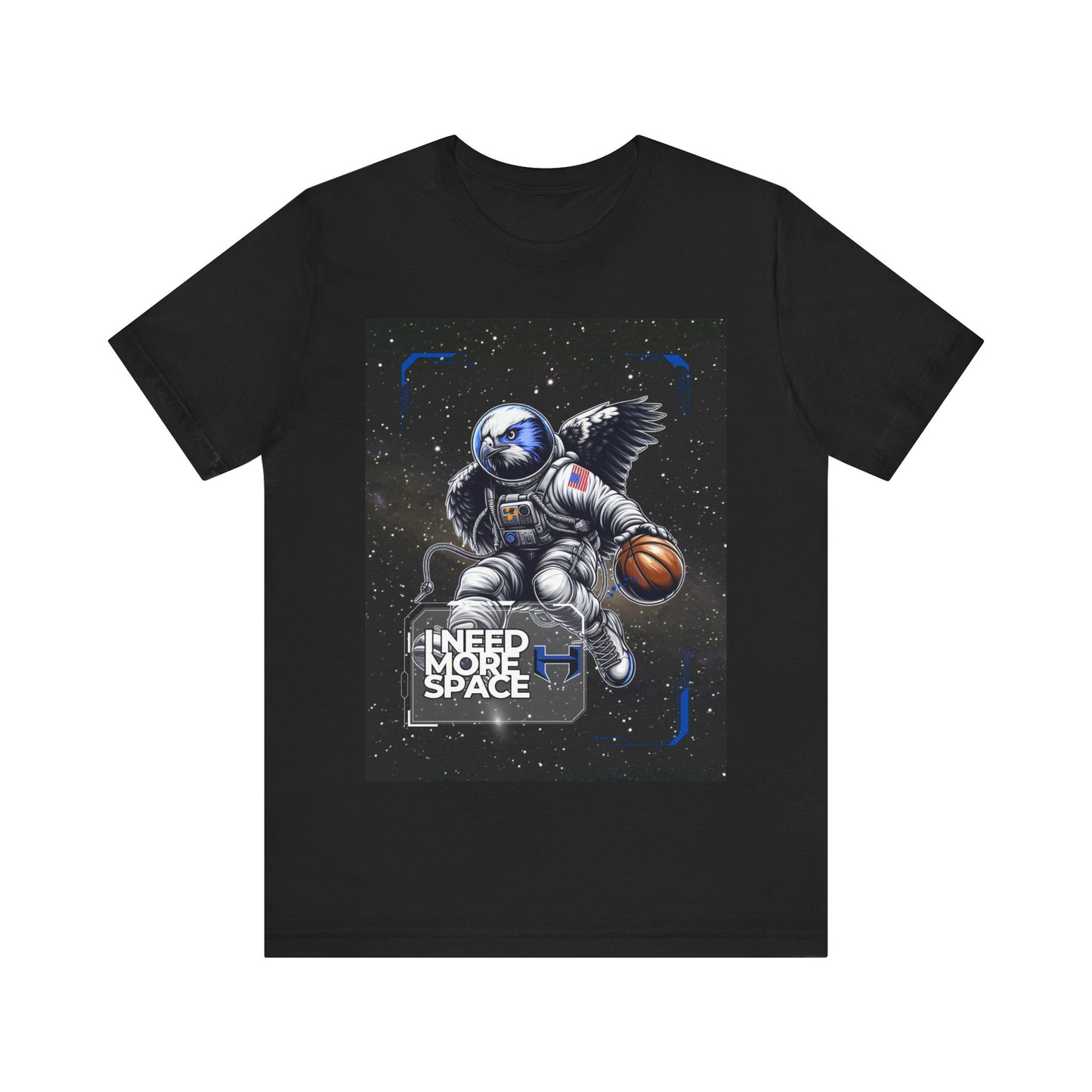 Hebron Astronaut Basketball Graphic Tee, Space Lover’s Shirt, Unisex T-Shirt, Cool Casual Wear, Gift for Him or Her, Perfect for Birthdays