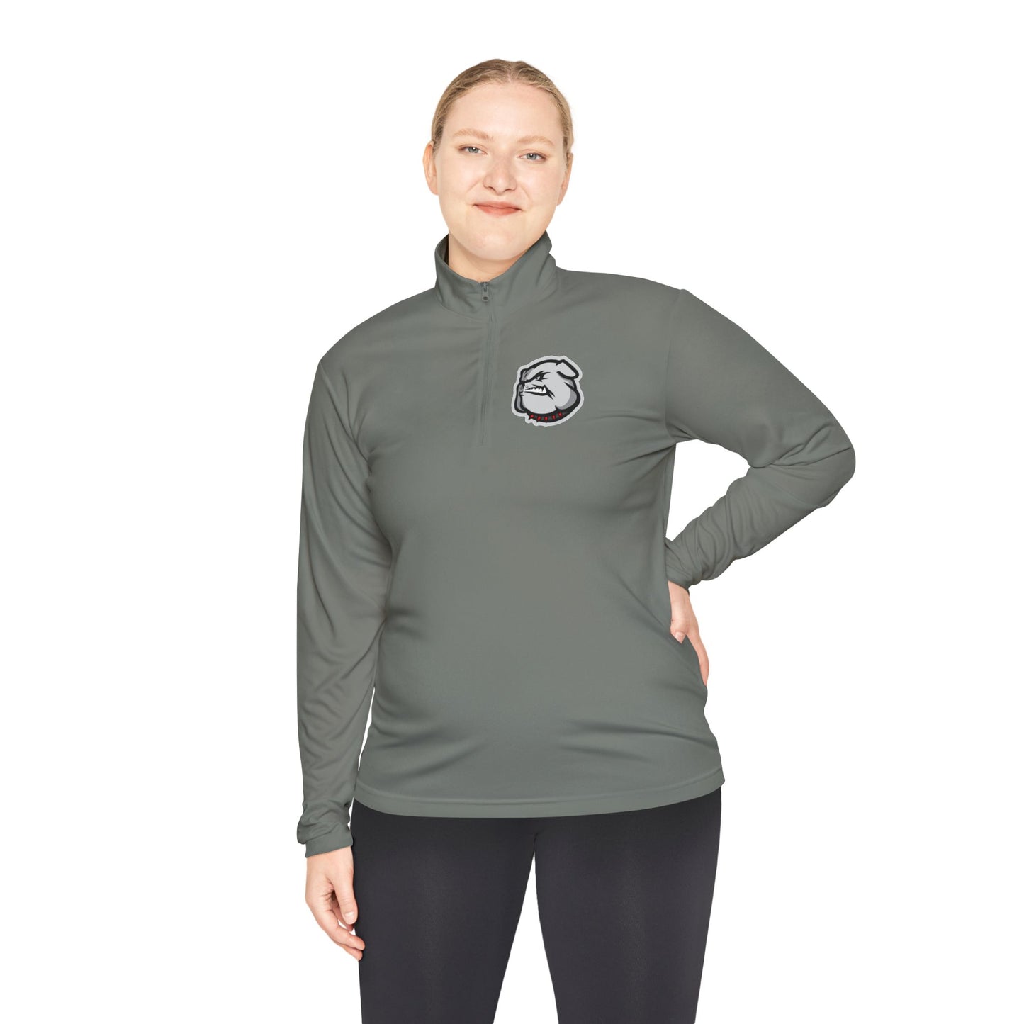 Middle College Mascot Logo Half Zip