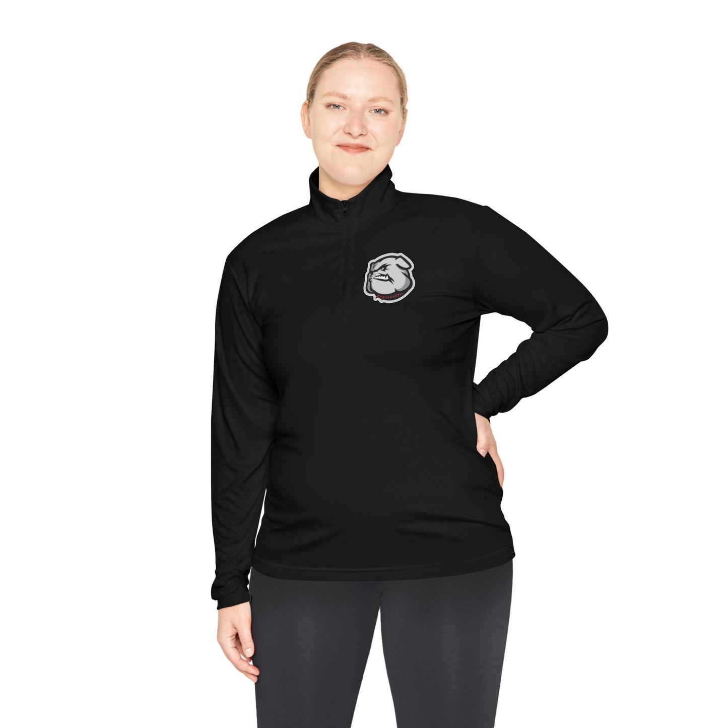 Middle College Mascot Logo Half Zip