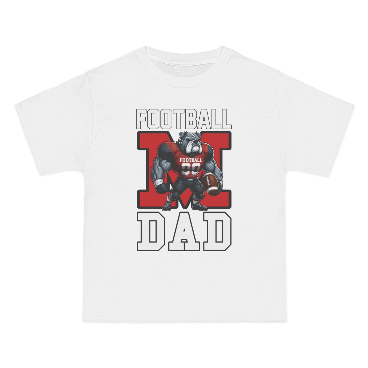 Football Dad Short-Sleeve T-Shirt, Men's Sports Shirt, Gift for Football Lovers, Casual Wear, Game Day Apparel