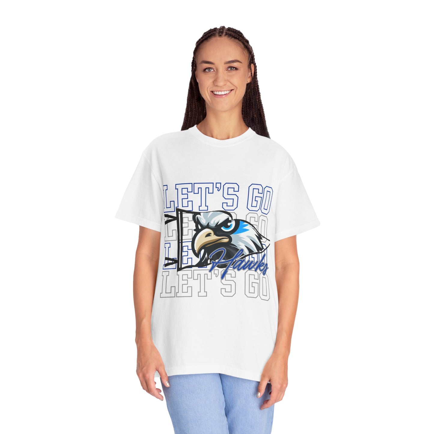 Unisex T-Shirt with Hebron Hawk Design, Perfect for Game Days, Sports Fans, Casual Wear, Gift for Him/Her