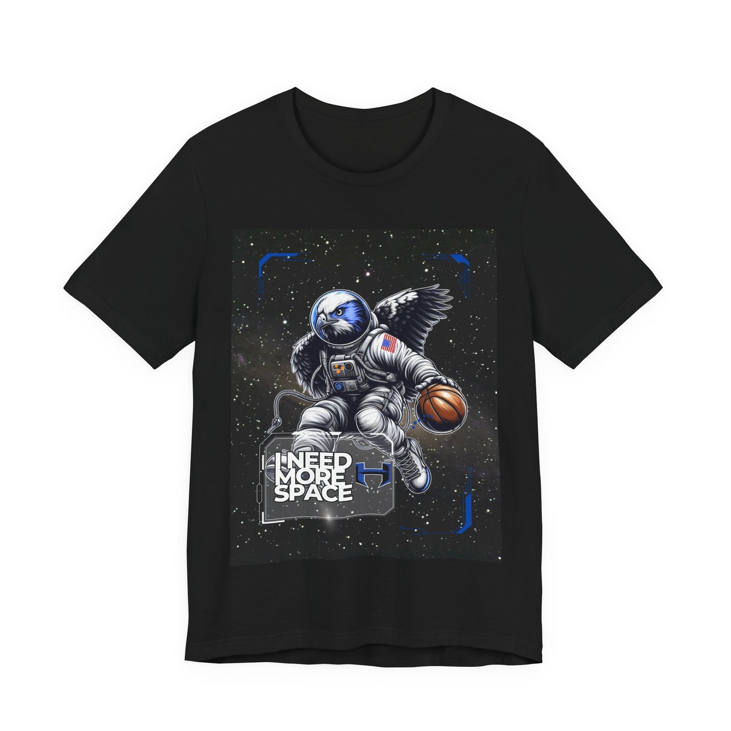 Hebron Astronaut Basketball Graphic Tee, Space Lover’s Shirt, Unisex T-Shirt, Cool Casual Wear, Gift for Him or Her, Perfect for Birthdays