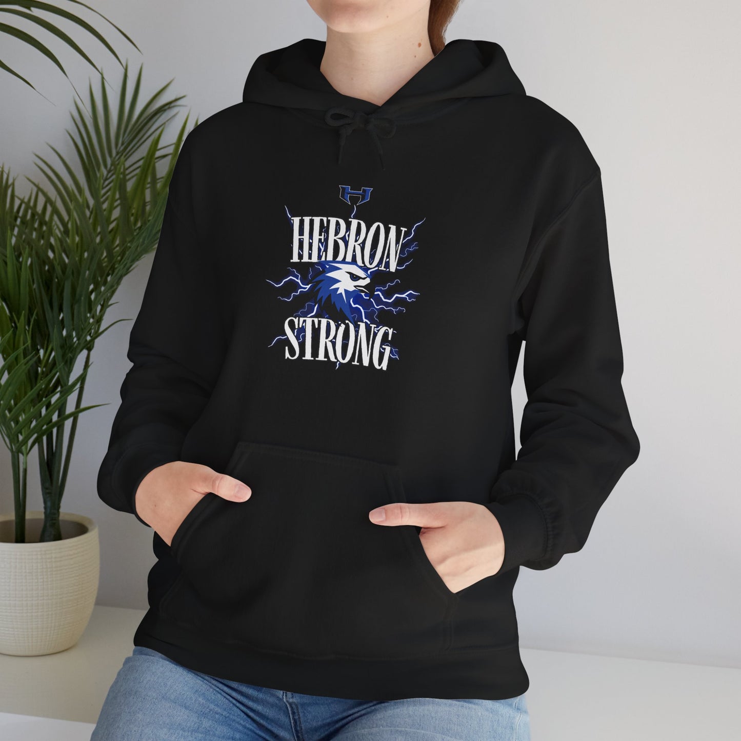 Hebron Strong Hoodie - Unisex Heavy Blend Sweatshirt, Fitness Gift, Empowerment Apparel, Strength Wear for Men and Women, Motivational [...]