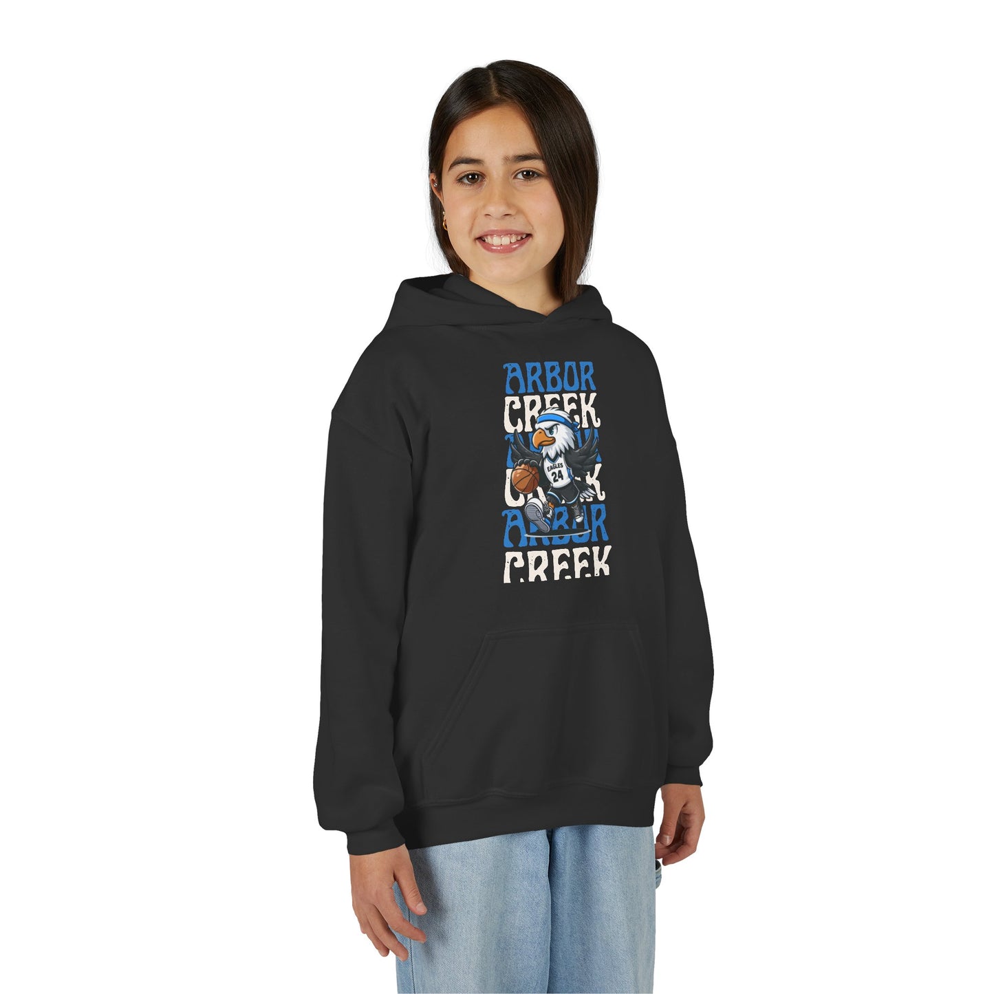 Arbor Creek Youth Hooded Sweatshirt - Cozy, Stylish, Perfect for Gifts, School Spirit, Sports Events, Everyday Wear