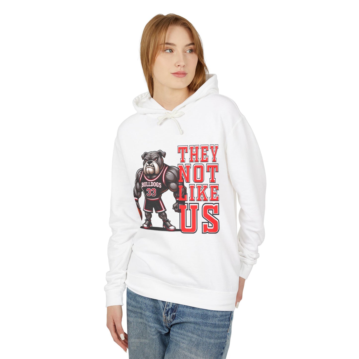 Middle College Bulldog Basketball Unisex Lightweight Hoodie, Sports Fan Apparel, Gift for Athletes, Team Spirit Sweatshirt, Casual Streetwear