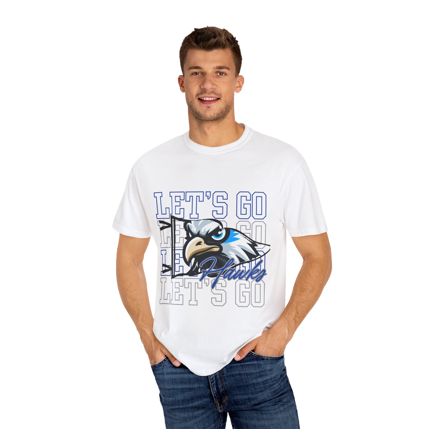 Unisex T-Shirt with Hebron Hawk Design, Perfect for Game Days, Sports Fans, Casual Wear, Gift for Him/Her