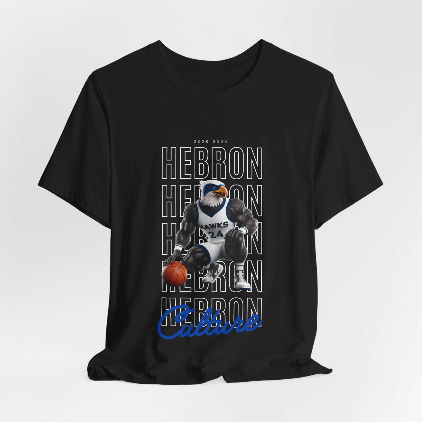 Hebron Culture Unisex Jersey Tee, Support Your Team, Basketball Fan Shirt, Perfect for Sports Events, Gift for Athletes