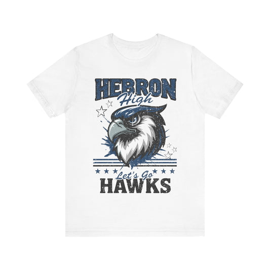 Herron High School Hawks Tee - Unisex Jersey Shirt, School Spirit Apparel, Team Pride Shirt, Graduation Gift, Casual Wear