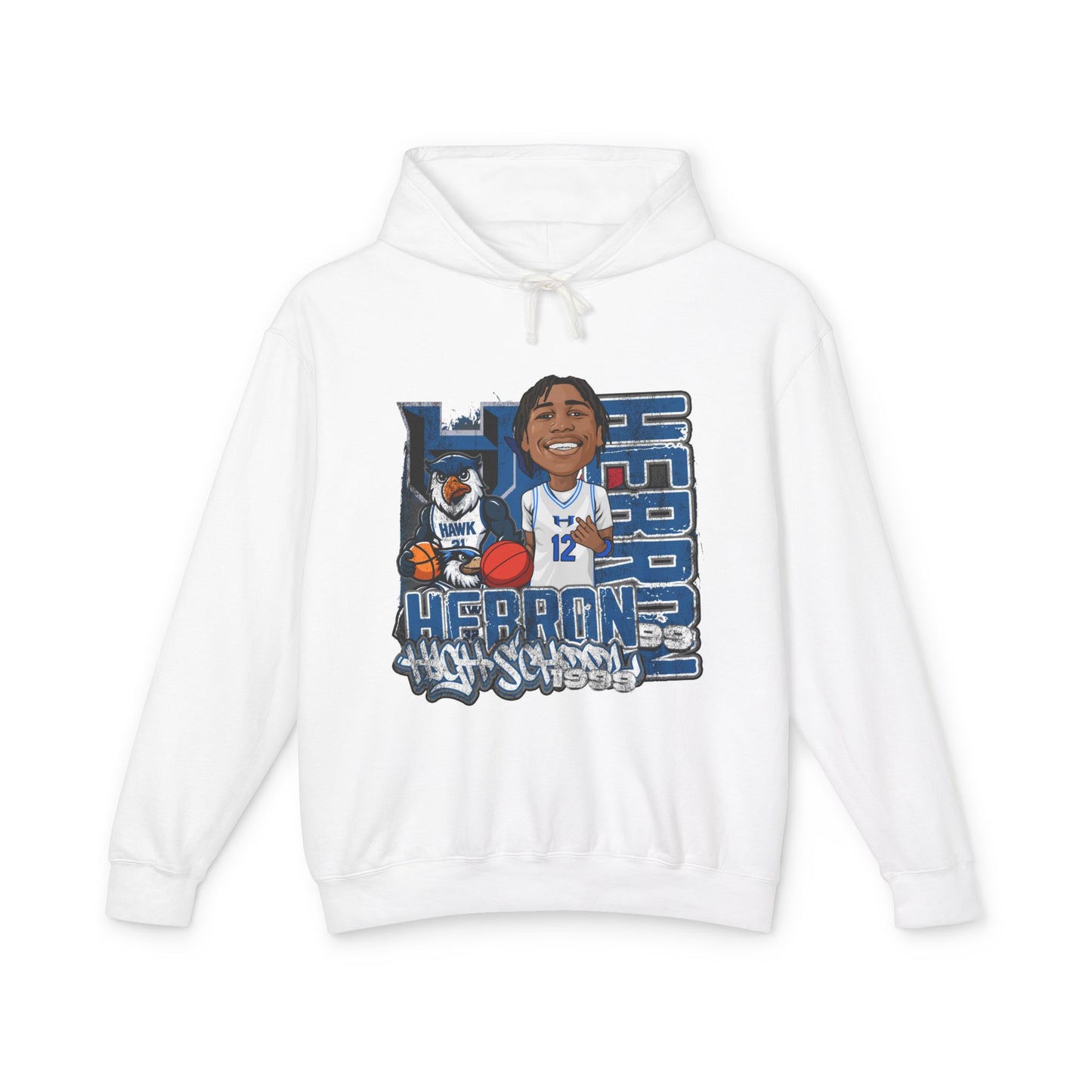 CUSTOM player Hebron High School Unisex Lightweight Hooded Sweatshirt, Casual Hoodie, School Spirit Wear, Trendy Streetwear, Gift for Students, [...]