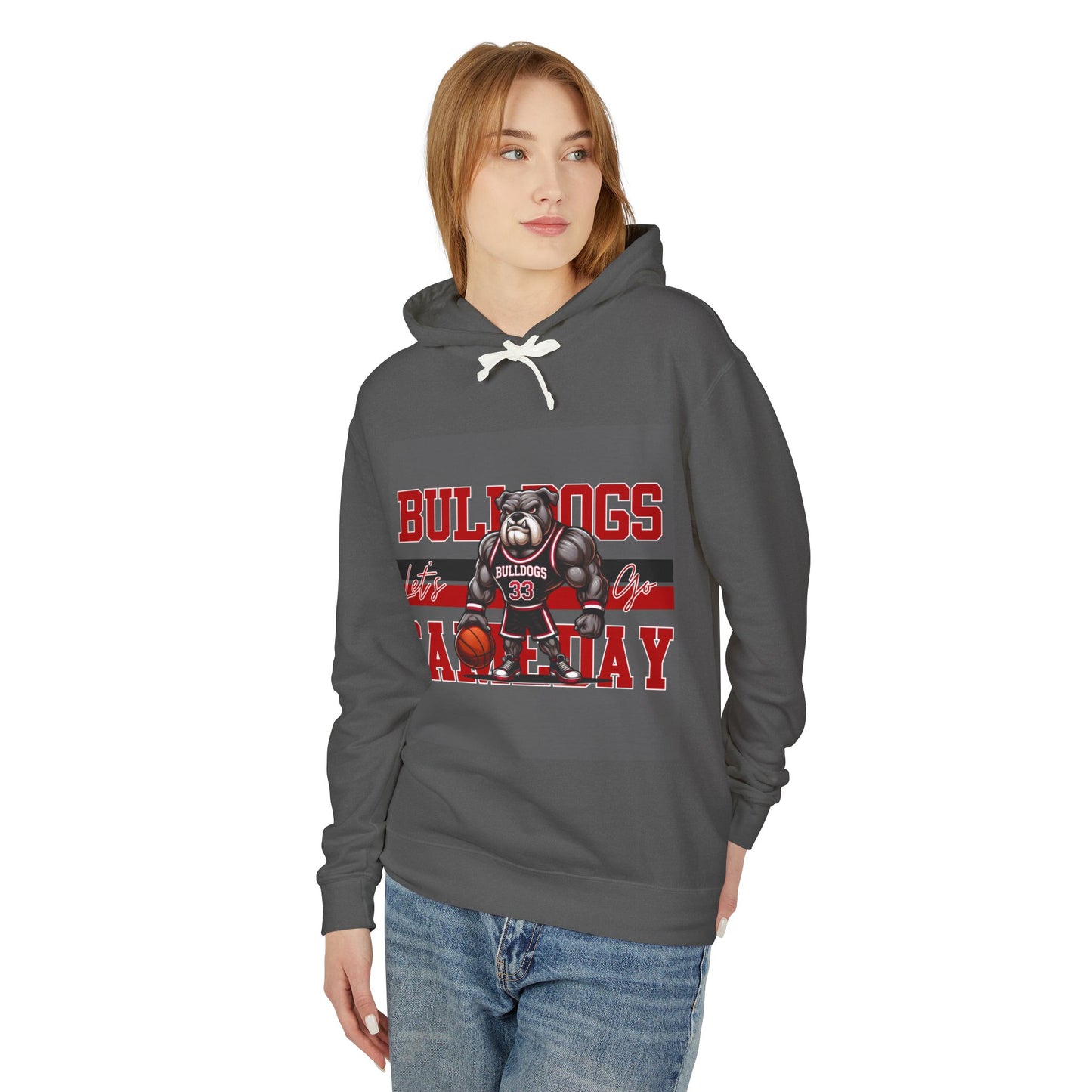 Middle College Bulldogs Game Day Hoodie, Unisex Lightweight Sweatshirt, Sports Enthusiast Apparel, Perfect for Events, Gift for Fans