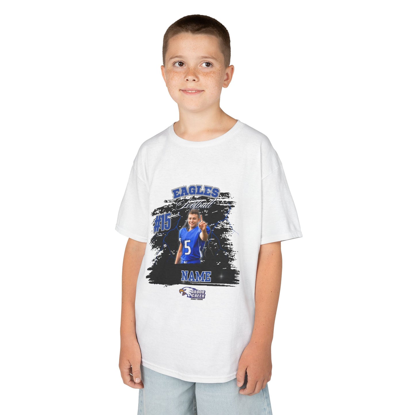 Arbor Creek Basketball or Football Kids Sport Tee, Youth T-Shirt, Personalized Team Shirt, Youth Apparel, Sports Fan Gear